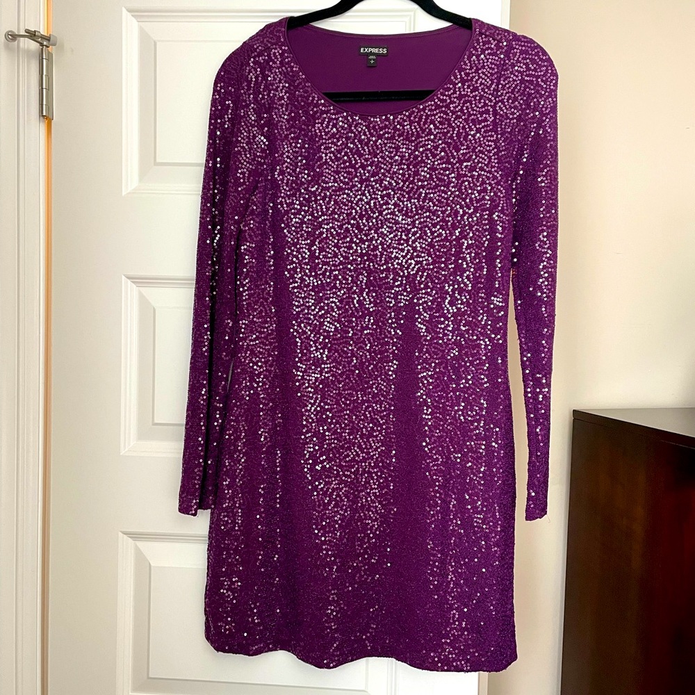 Express long sleeve dress size Small